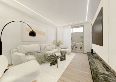 Duplex Immobilier Marrakech Résidence Rimal - Le salon